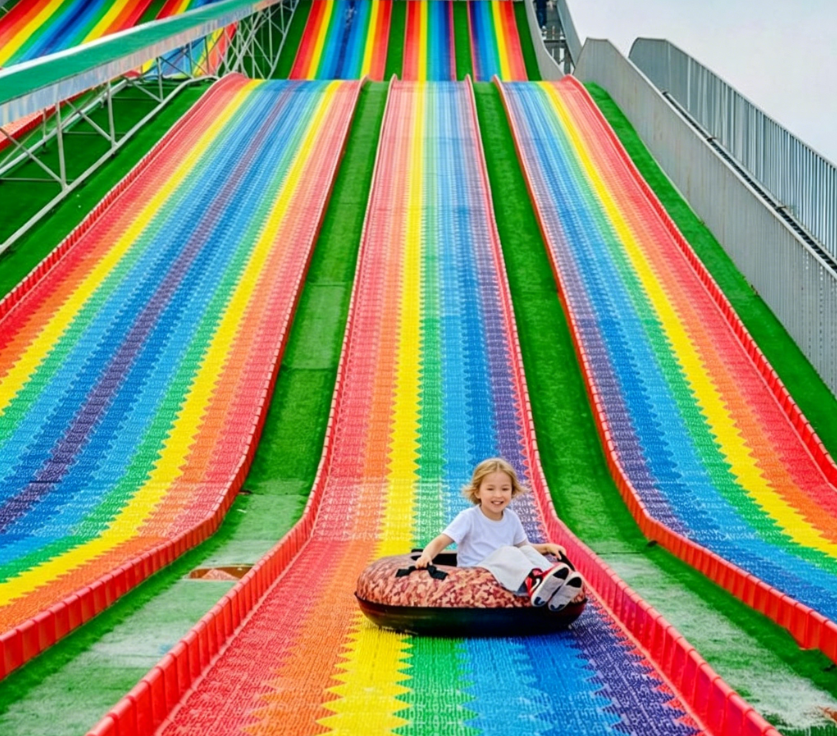 Multi-lane Parallel Rainbow Slide Construction Guidelines