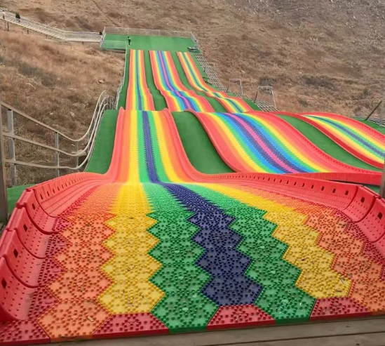 How to Build Rainbow Slides on Flat Land
