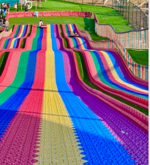 Key Construction Points for Anti-Collision Buffer Design on Rainbow Slides