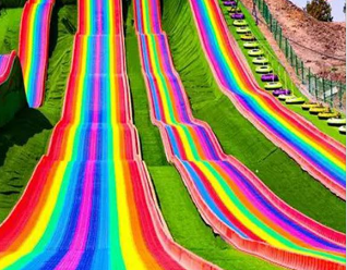 Construction Solutions for Rainbow Slides on Natural Soil Slopes